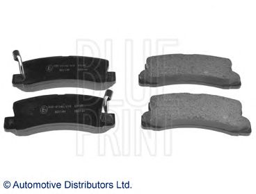 BLUE PRINT adt34284 -  Комплект тормозных колодок, дисковый тормоз